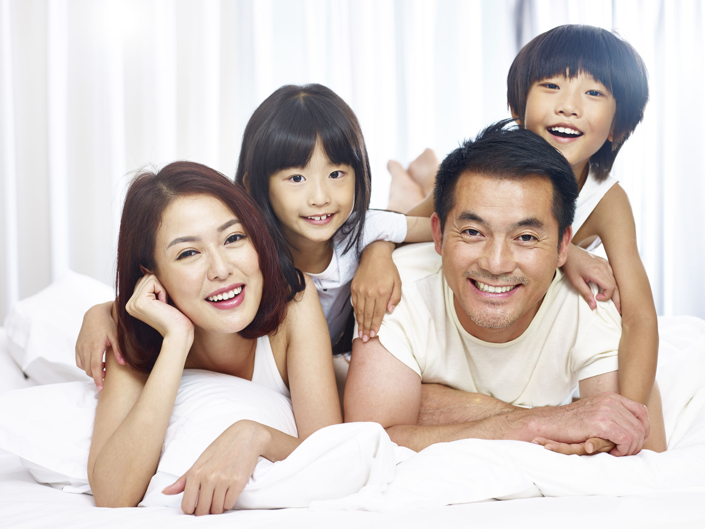 Korean family fan pic
